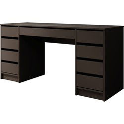 Meubella Bureau Avio 2 - Zwart - 154 cm