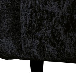 PTMD Lujo sofa anthracite 0504 fiore fabric corner piec