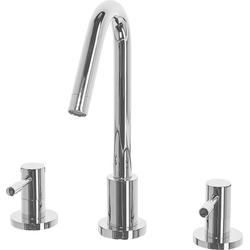 KALAMBO - Wastafelkraan - Zilver  - Messing