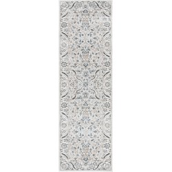 Safavieh Traditional Indoor Woven Area Rug, Isabella Collection, ISA921, in Grey & Light Grey, 66 X 213 cm