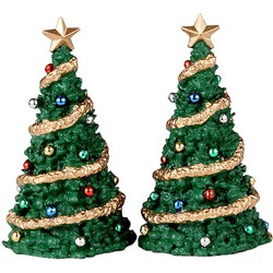 Classic Christmas Tree Set Of 2