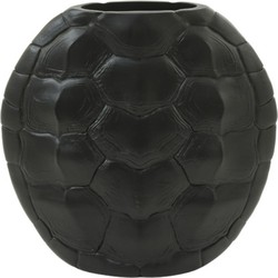 Vaas Turtle - Zwart - 29,5x8x30cm