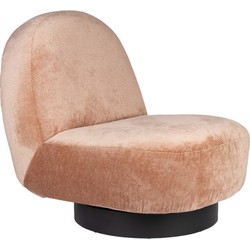 ZUIVER Lounge Chair Eden Salmon
