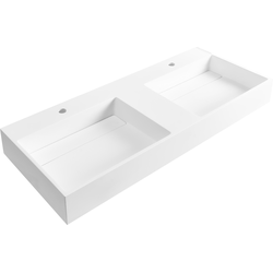 Beliani CUSCO - Wastafel-Wit-Mineraalgietwerk