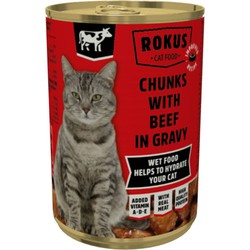 Chunks cat adult beef 415g