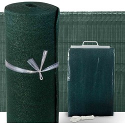 Hanse® Tuinscherm privacy scherm - 5 mtr lang, 180cm hoog - groen