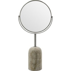 Meraki Tweezijdige spiegel marmer 40cm