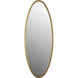 Housecraft Living Matz Spiegel/ Wandspiegel Ovaal 60x160 cm Metaal Goud