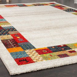 Laagpolig Gabbeh Vloerkleed - Multi - 160x230 cm