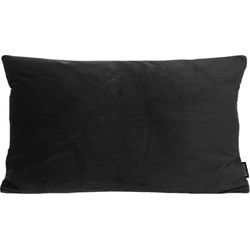 Sierkussen Velvet Zwart Long | 30 x 50 cm | Velvet/Polyester