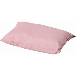 2 stuks! Kussen 60x40 soft pink piping Panama soft pink
