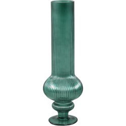 PTMD Vaas Keala - 13x13x40 cm - Glas - Groen