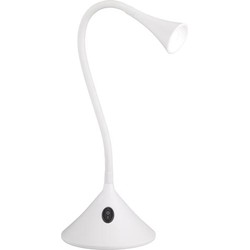 Moderne Tafellamp Viper - Kunststof - Wit
