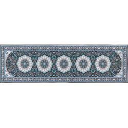 Beliani GEDIZ - Laagpolig-Blauw-Polyester