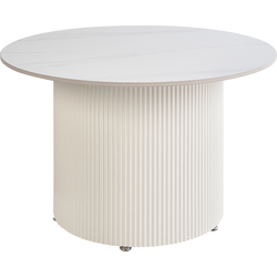 Beliani LEONA - Salontafel-Beige-Gesinterde steen