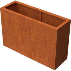 Artesa Rechthoekige plantenbak cortenstaal L120 x B40 x H80 cm