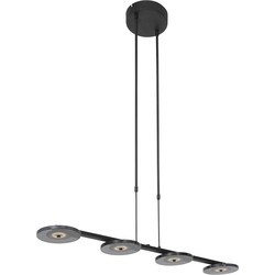 Moderne Hanglamp Orion  Glas 4-lichts