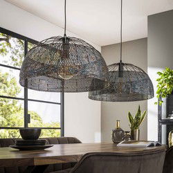 Hanglamp Metaal - 2-Lichts - 140x150x60cm - Lamp Armor