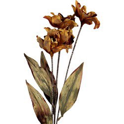 Clayre & Eef Kunstbloem 60 cm Oranje Kunststof