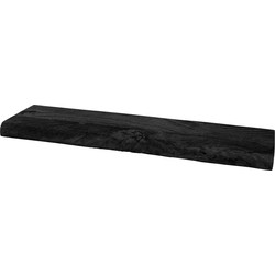 Wandplank Pure Zwart Mangohout 80 cm