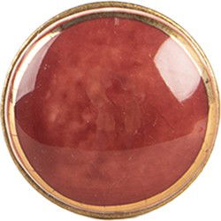 Clayre & Eef Deurknop Ø 3x3 cm Rood Keramiek