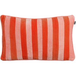 In The Mood Collection Clair Sierkussen - L55 x B35 x H10 cm - Katoenfluweel - Roze, Rood