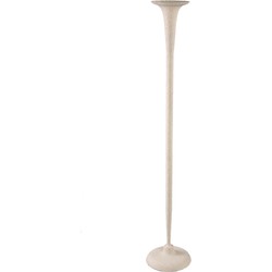 PTMD Kandelaar Krish - 16x16x89 cm - Ijzer - Creme
