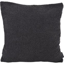 Bouclé Zwart | 45 x 45 cm | Kussenhoes | Polyester