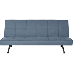 Beliani HASLE - Slaapbank-Blauw-Polyester