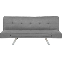 Beliani BRISTOL - Driezitsbank-Grijs-Polyester