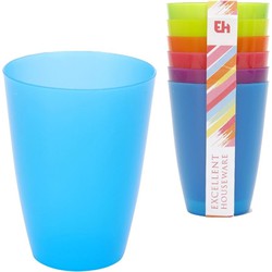 30x Onbreekbare drinkbeker/mok gekleurd 10 cm - Drinkbekers