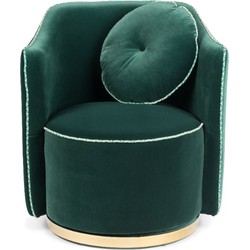 BOLD MONKEY Sassy Granny Lounge Chair Dark Green