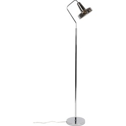 Housecraft Living Anshin Vloerlamp/ Staande Leeslamp Glas Grijs