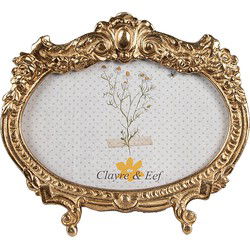Clayre & Eef Fotolijst 10x15 cm Goudkleurig Polyresin