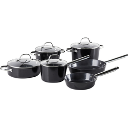 Beliani ELITE PRO - Kookgerei-Zwart-Aluminium