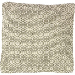 Dutch Decor JUSTINA - Kussenhoes olijf 45x45 cm - groen - Dutch Decor