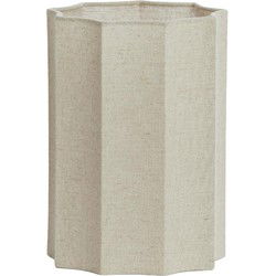 Cilinder lampenkap Disli - Lichtbruin - Ø18cm
