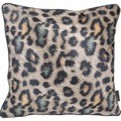 Velvet Colorful Leopard | 45 x 45 cm | Kussenhoes | Velvet/Polyester