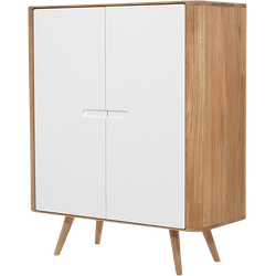Ena cabinet houten opbergkast naturel - 90 x 110 cm