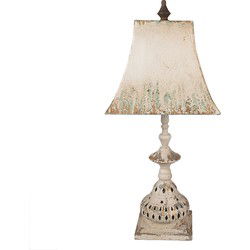 Clayre & Eef Tafellamp Beige Metaal