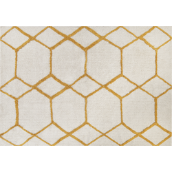 BEYLER  - Vloerkleed - Gebroken wit - 160 x 230 cm - Katoen