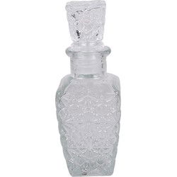 Clayre & Eef Decoratie Fles Transparant Glas