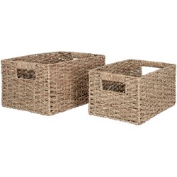 Venoso Baskets - Rectangular baskets in seagrass, set of 2
