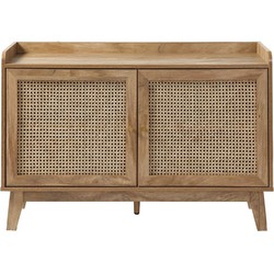 Buffetkast 2 Deuren in Rotanvlechtwerk L110 cm - PALMO