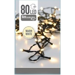 80 kerst led-lampjes warm wit voor buiten - Kerstverlichting kerstboom