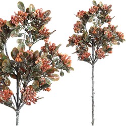 PTMD Berry Plant Bessen Kunsttak - 26 x 24 x 52 cm - Oranje