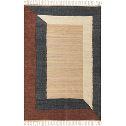 Beliani ORTAKOY - Gevlochten-Multicolor-Jute