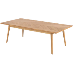 Senn houten salontafel naturel visgraat - 140 x 70 cm