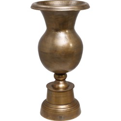 PTMD Micca Brass antique alu pot round edges big S