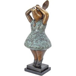 BRONZEN BEELD VAN EEN BALLERINA VARKENTJE